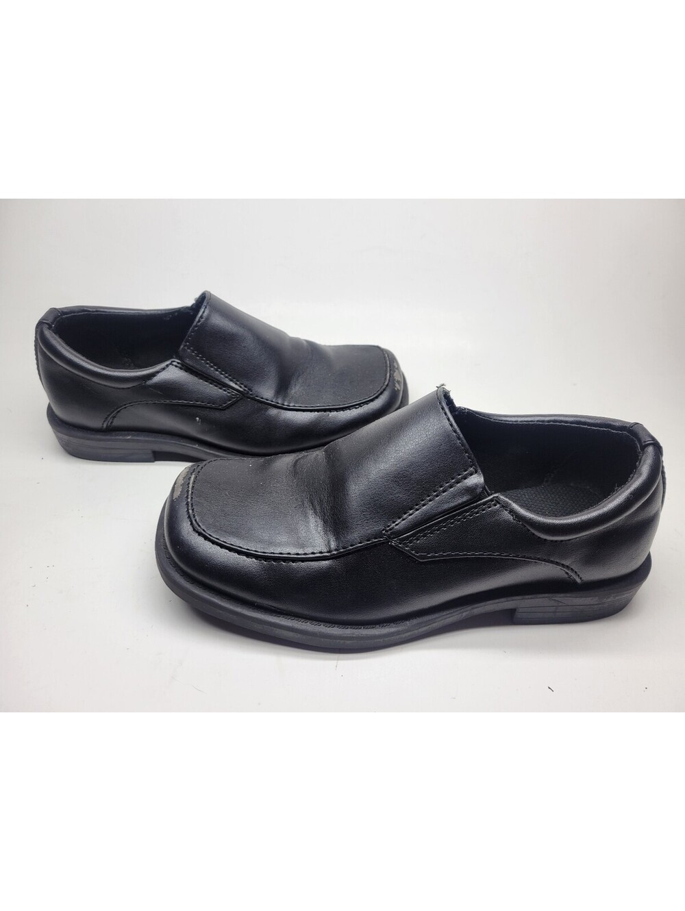 Smart Fit Boys Faux Leather Casual Slip on Loafer Skid Resistant 12.5W (12 1/2W)